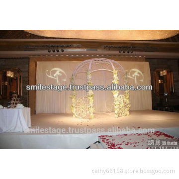 chiffon velvet fabric for Wedding/ Show/Event Pipe& Drape system